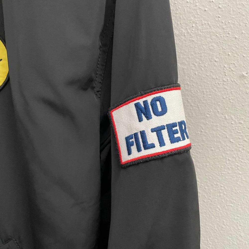 Express Patch Bomber Jacket Size M - image 4